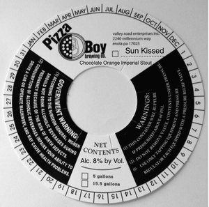 Pizza Boy Brewing Co. Sun Kissed