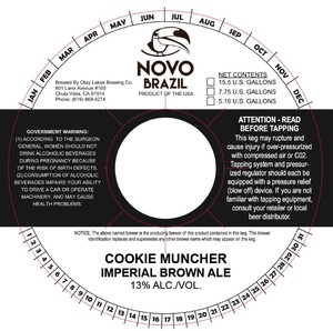 Cookie Muncher Imperial Brown Ale May 2015