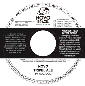 Novo Tripel Ale April 2015