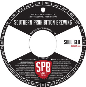 Southern Prohibition Brewing Soul Glo