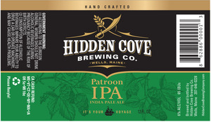 Hidden Cove Brewing Co. Patroon IPA