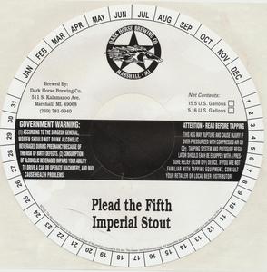 Dark Horse Brewing Company Plead The 5th Imperial Stout