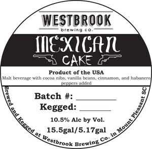 Westbrook Brewing Company Mexican Cake