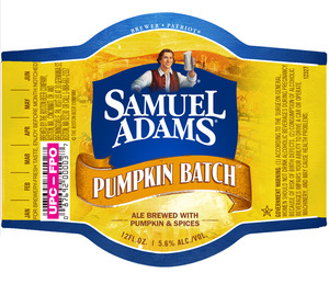 Samuel Adams Pumpkin Batch April 2015