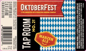 The Rivertown Brewing Company LLC Tap Room 21 Oktoberfest April 2015