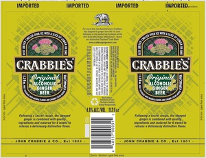 Crabbie's Alcoholic Ginger Beer April 2015