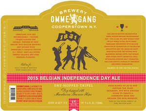 Ommegang 2015 Belgian Independence Day Ale