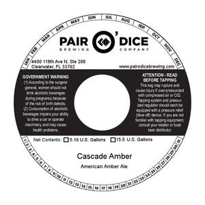 Cascade Amber April 2015