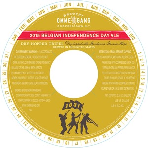 Ommegang 2015 Belgian Independence Day Ale April 2015