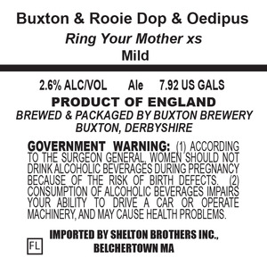 Buxton Brewery Ring Your Mother Xs
