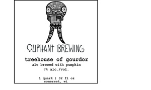 Oliphant Brewing Treehouse Of Gourdor April 2015