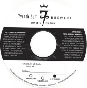 7venth Sun Brewery Time Is A Flat Circle April 2015