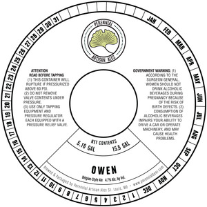 Perennial Artisan Ales Owen April 2015