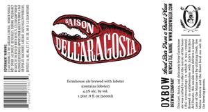 Oxbow Brewing Company Saison Dell'aragosta