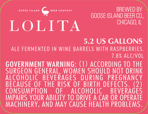 Goose Island Beer Company Lolita