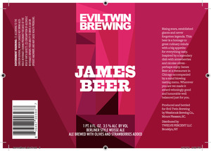 Evil Twin Brewing James Beer