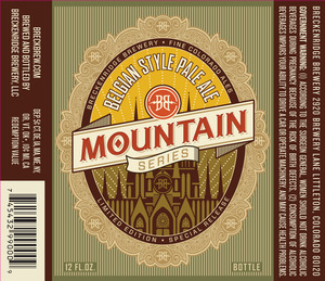 Breckenridge Brewery Belgian Style Pale Ale
