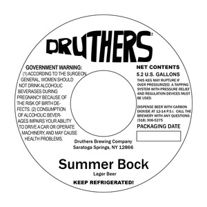 Druthers Summer Bock April 2015