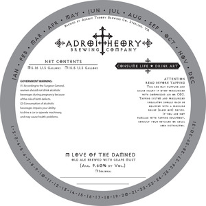 Adroit Theory Brewing Company Love Of The Damned