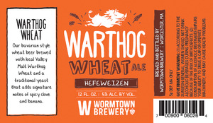 Wormtown Brewery Warthog Wheat April 2015