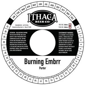 Ithaca Beer Company Burning Embrr April 2015