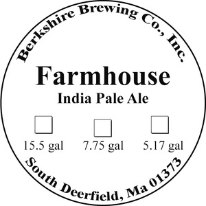 Berkshire Brewing Company Farmhouse India Pale Ale