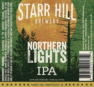 Starr Hill Northern Lights April 2015