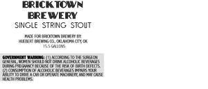 Bricktown Brewery Single String Stout