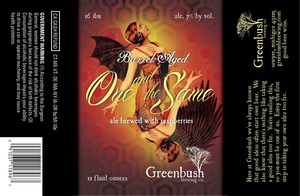 Greenbush Brewing Co. Barrel Aged One And The Same April 2015