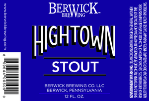 Hightown Stout April 2015