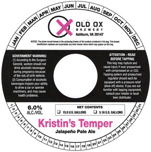Kristin's Temper April 2015