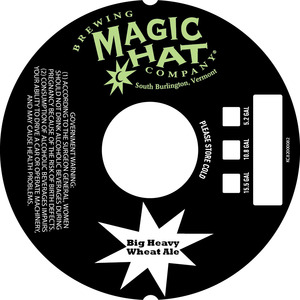 Magic Hat Big Heavy Wheat Ale April 2015