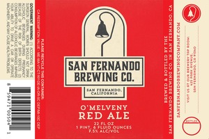 San Fernando Brewing Company O'melveny Red Ale