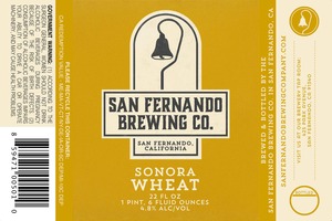 San Fernando Brewing Company Sonora Wheat