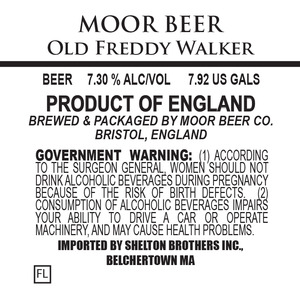 Moor Beer Old Freddy Walker April 2015