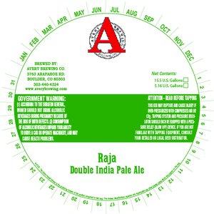 Avery Brewing Company Raja Double April 2015