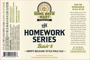 Ballast Point Brewing Co Homework Series #5 April 2015