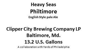 Heavy Seas Philtimore April 2015