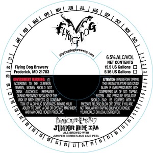 Flying Dog Juniper White IPA April 2015