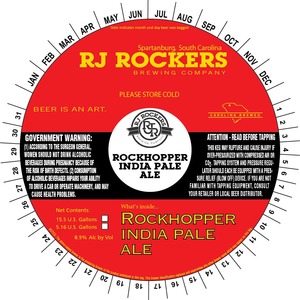 Rj Rockers Brewing Company Rockhopper India Pale