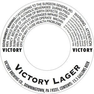 Victory Lager April 2015