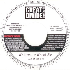 Great Divide Brewing Company Whitewater April 2015