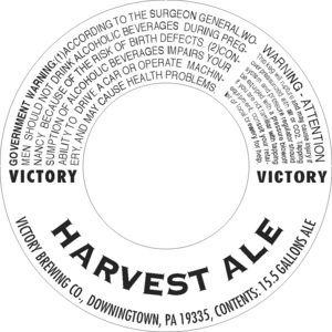 Victory Harvest Ale
