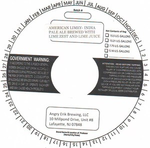 Angry Erik Brewing American Limey