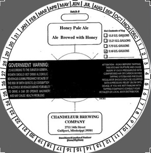 Chandeleur Brewing Company Honey Pale Ale