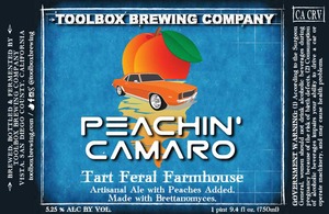 Toolbox Brewing Company Peachin Camaro April 2015