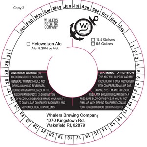 Whalers Brewing Company Hefeweizen