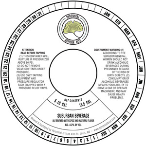 Perennial Artisan Ales Suburban Beverage April 2015