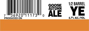 Goose Island Beer Co. Goose Autumn Ale