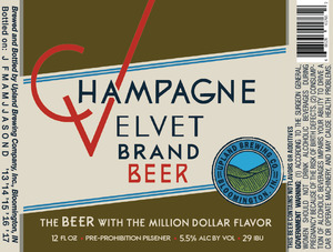 Upland Brewing Company Champagne Velvet April 2015